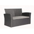 Hot sale PE wicker chair outdoor furniture with gray high chair garden funiture with umbrlla